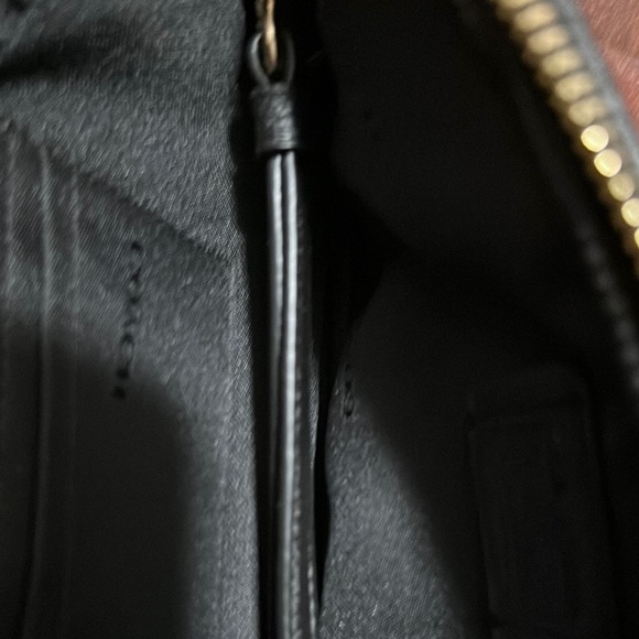 Coach Black Leather Crossbody Bag - Picture 5 of 10